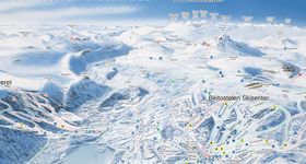 Pistenplan Beitostolen