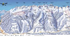 Pistenplan Biel-Kinzig – Bürglen
