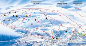 Pistenplan Björkliden