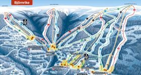 Pistenplan Björnrike (Vemdalen)