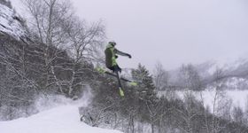 Pistenplan Bjørnestad Skisenter