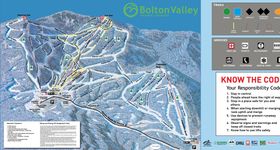 Pistenplan Bolton Valley Resort