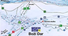 Pistenplan Bozi Dar - Novako