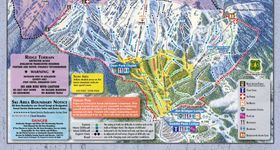 Pistenplan Bridger Bowl Ski Area