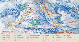 Pistenplan Brigels Waltensburg Andiast