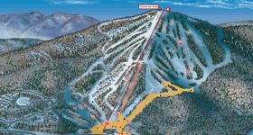 Pistenplan Bromley Mountain