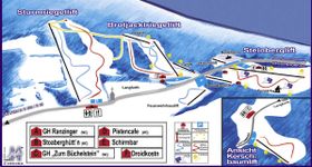 Pistenplan Brotjacklriegel bei Schöfweg