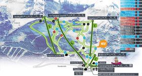 Pistenplan Brunnalm Hohe Veitsch