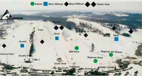 Pistenplan Cannonsburg Ski Area