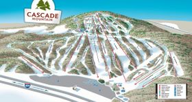 Pistenplan Cascade Mountain
