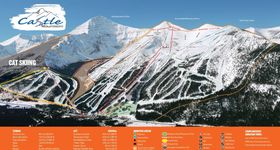 Pistenplan Castle Mountain Resort