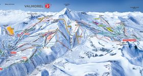 Pistenplan Valmorel (Le Grand Domaine)