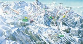 Pistenplan Cerler (Aramon)