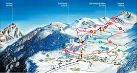 Pistenplan Chamois