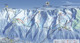 Pistenplan Brévent-Flégère (Vallée de Chamonix)
