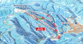 Pistenplan Chepelare - Mechi Chal