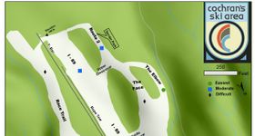 Pistenplan Cochran Ski Area