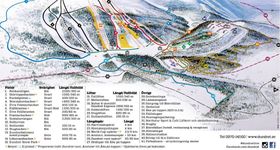 Pistenplan Dundret – Gällivare