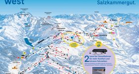 Pistenplan Dachstein West
