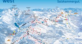 Pistenplan Dachstein West