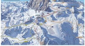 Pistenplan Dachstein Gletscher