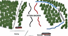 Pistenplan Damshöjden