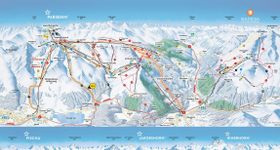 Pistenplan Davos Klosters Mountains