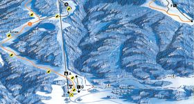 Pistenplan Dreiländereck Arnoldstein