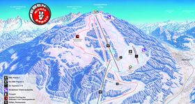 Pistenplan Eben monte popolo