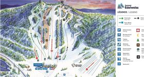 Pistenplan Sommet Edelweiss bei Ottawa