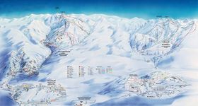 Pistenplan Ejder 3200 World Ski Center