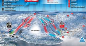 Pistenplan Ellivuori