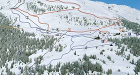 Pistenplan Emberger Alm