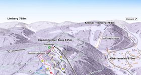 Pistenplan Ernstthal am Rennsteig