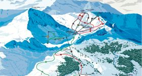 Pistenplan Fuentes de Invierno