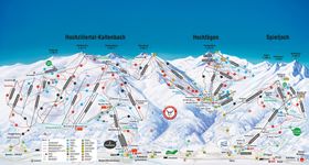 Pistenplan Fügen - Spieljoch