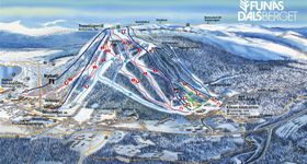 Pistenplan Funäsdalsberget