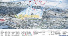 Pistenplan Fjätervalen
