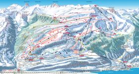 Pistenplan Flumserberg