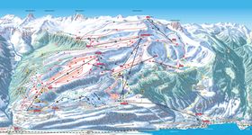Pistenplan Flumserberg