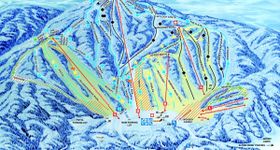 Pistenplan Gunstock Ski Area
