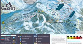 Pistenplan Guzet