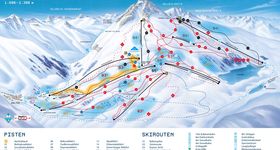 Pistenplan Galtür – Silvapark