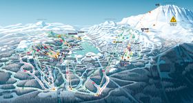 Pistenplan Gaustablikk - Rjukan
