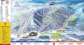 Pistenplan Genting Resort Secret Garden