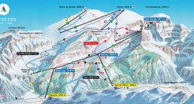 Pistenplan Glacier 3000