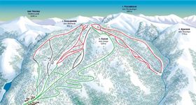 Pistenplan Gorny Vozdukh