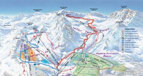 Pistenplan Gourette