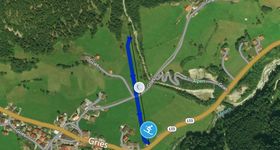 Pistenplan Gries im Sellrain - Sonnenberglift