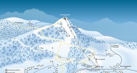 Pistenplan Hallein Dürrnberg